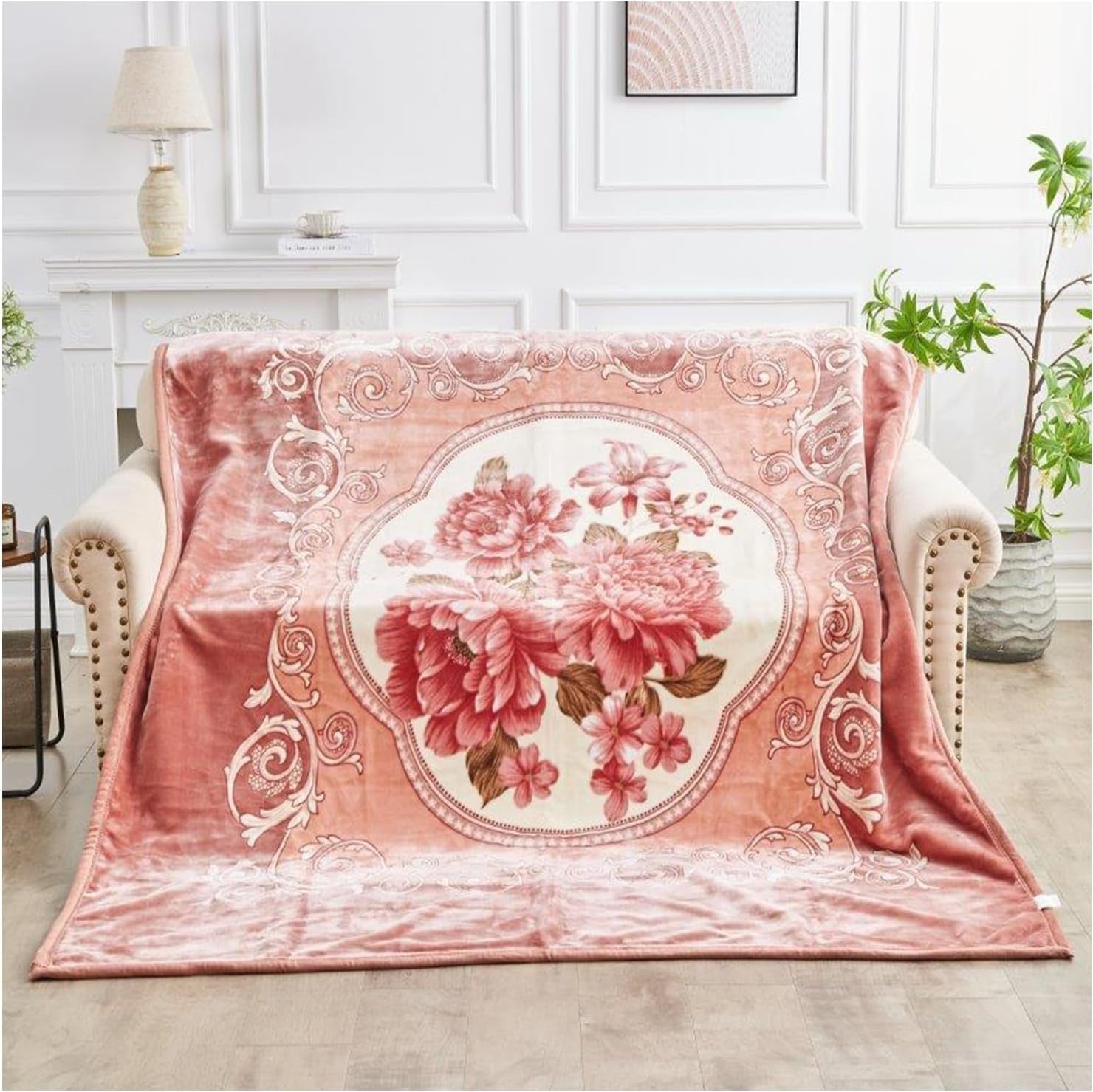 Rosy Delight 5kg Fleece Blanket 200x240cm King Size