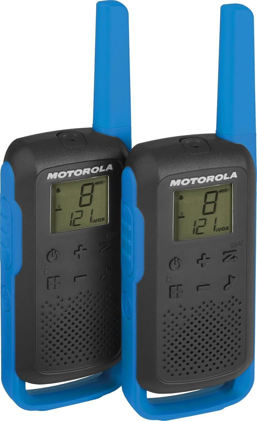 PMR446 Walkie Talkies Twin Pack 8KM Range LCD 16 Channel Radio