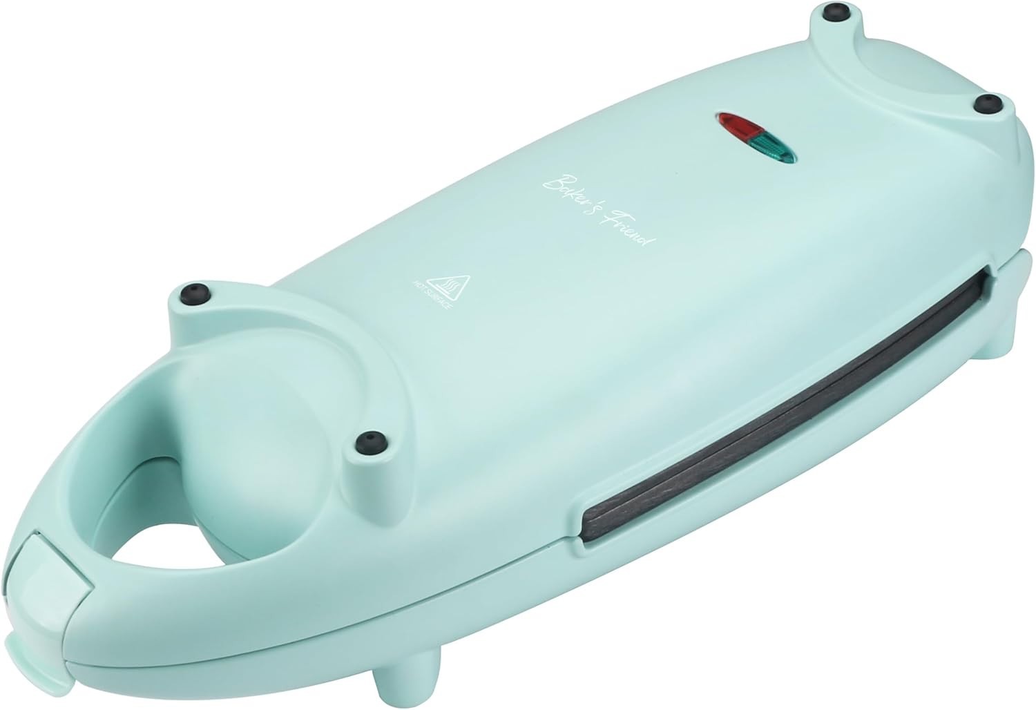 Electric Omelette Maker Non-Stick Double Plates Quick Breakfast Cooker Aqua