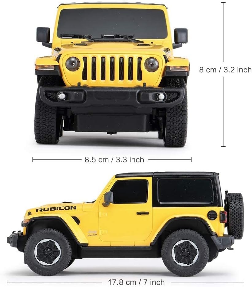 1:24 RC Jeep Wrangler Toy Car – Remote Control Off-Road Vehicle for Kids