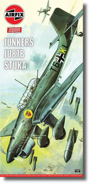 1:24 Junkers Ju87B Stuka Model Kit | 334 Pcs WWII Aircraft Gift Set