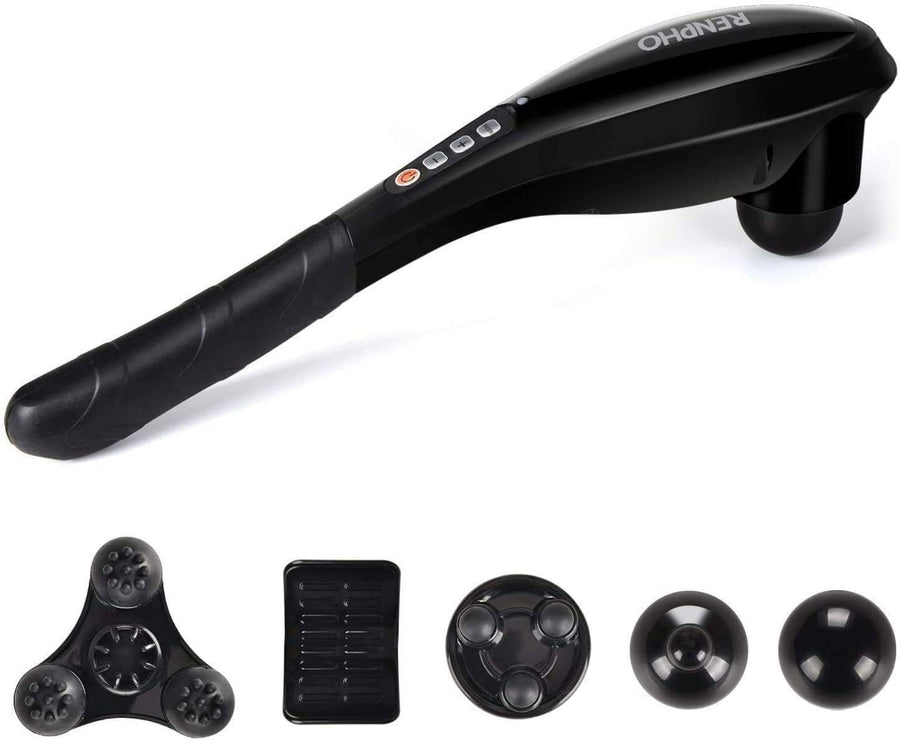 Cordless Deep Tissue Handheld Massager Long Handle Full Body Pain Relief
