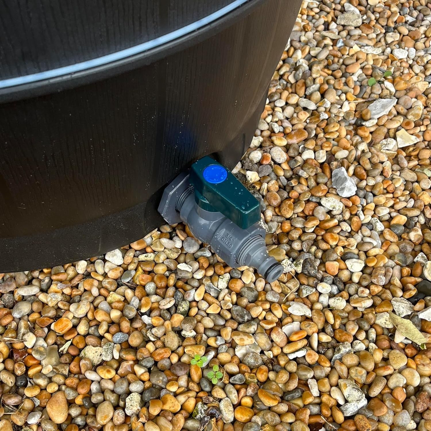 170L Garden Water Butt Barrel with Tap & Lid Rainwater Collector