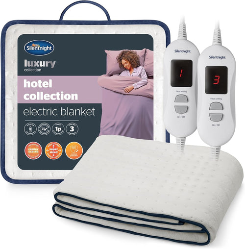 Electric Blanket Super King Fitted Mattress Cover Dual Control 3 Heat Levels