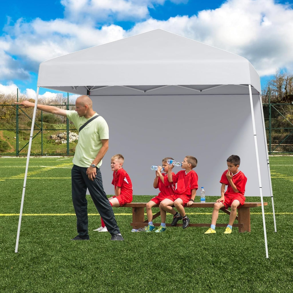3x3M White Pop-Up Canopy Tent UPF50+ Sunshade Outdoor Party Gazebo