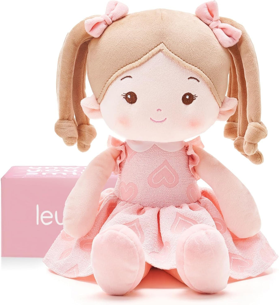 16” Plush Baby Doll Ultra Soft Comfort Rag Doll for Toddlers Age 1+