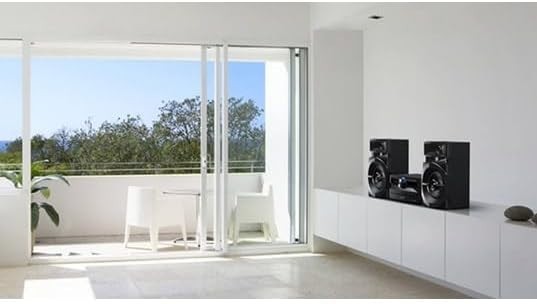 300W Bluetooth Mini Hi-Fi System with Deep Bass, USB & Wireless Audio