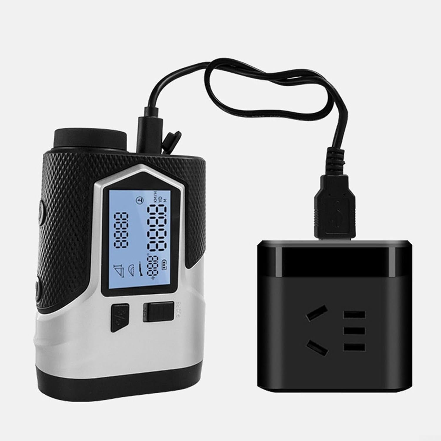 Golf Rangefinder 650M 6X Magnification LCD Slope Rechargeable USB