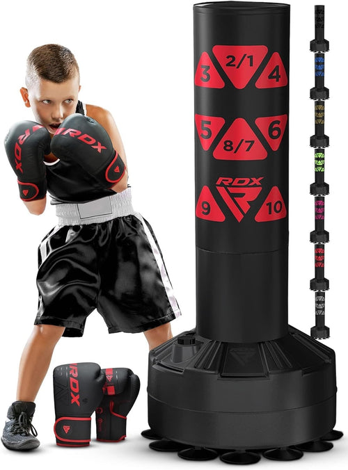 Junior Freestanding Kickboxing Punch Bag 4FT Heavy Target Set