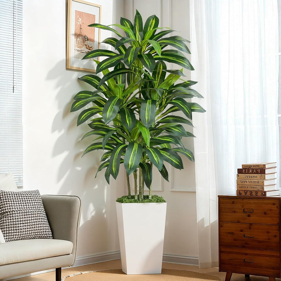 180cm Artificial Dracaena Tree Faux Tropical Indoor Home Office Decor Plant