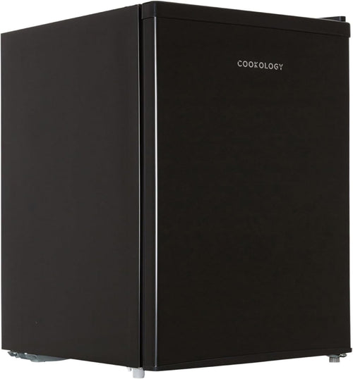 67L Table Top Mini Fridge Compact Freestanding Reversible Door Black