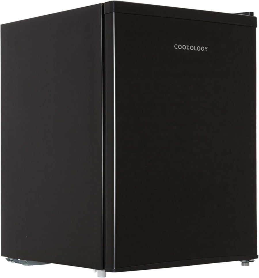 67L Table Top Mini Fridge Compact Freestanding Reversible Door Black