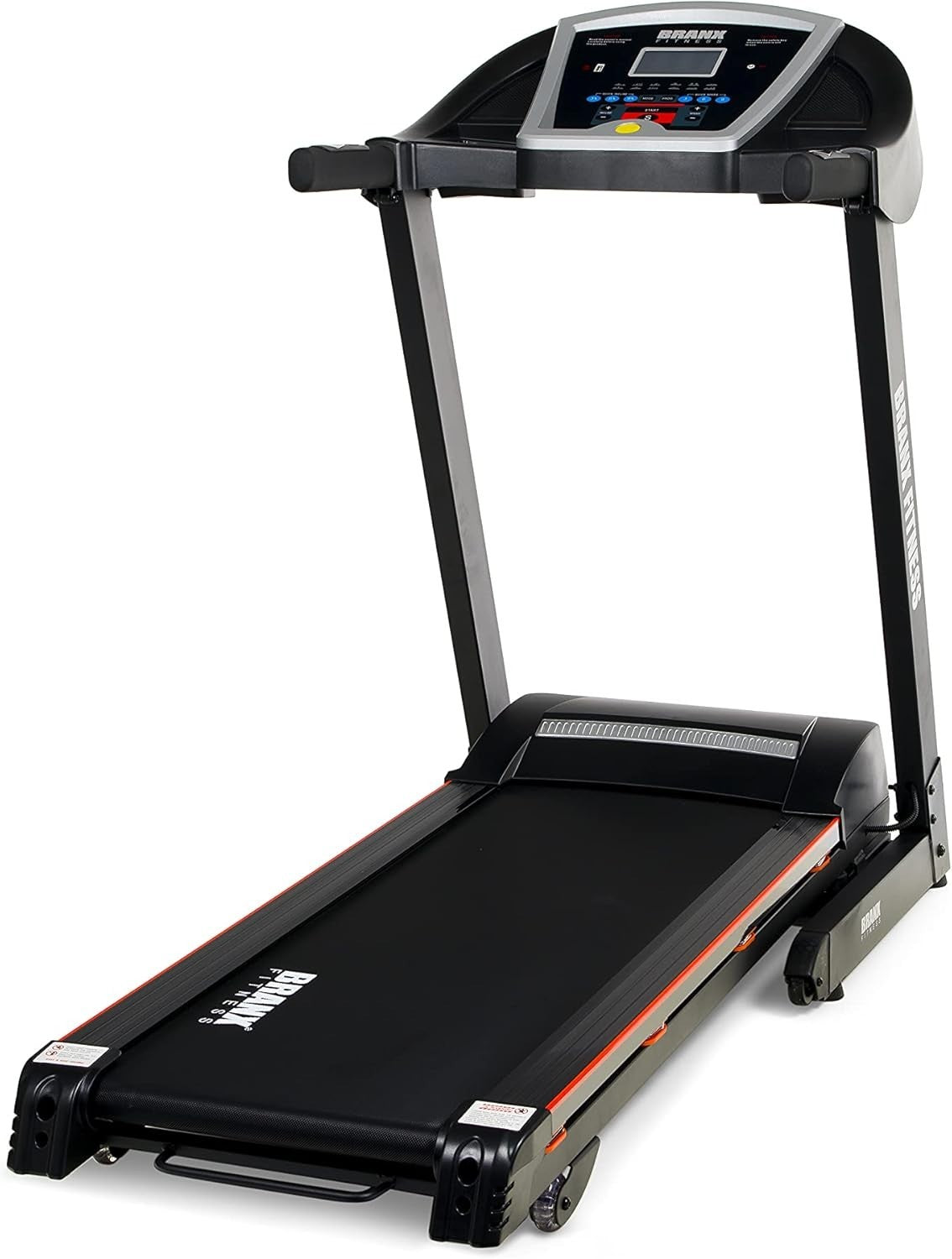 Foldable Home Treadmill 16.5km/h Auto Incline 5HP Motor Shock Absorption