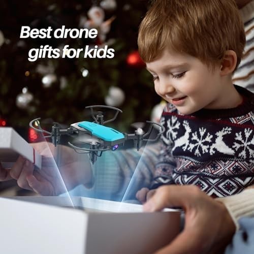720P HD Mini Drone Foldable Quadcopter WiFi Camera Altitude Hold Blue