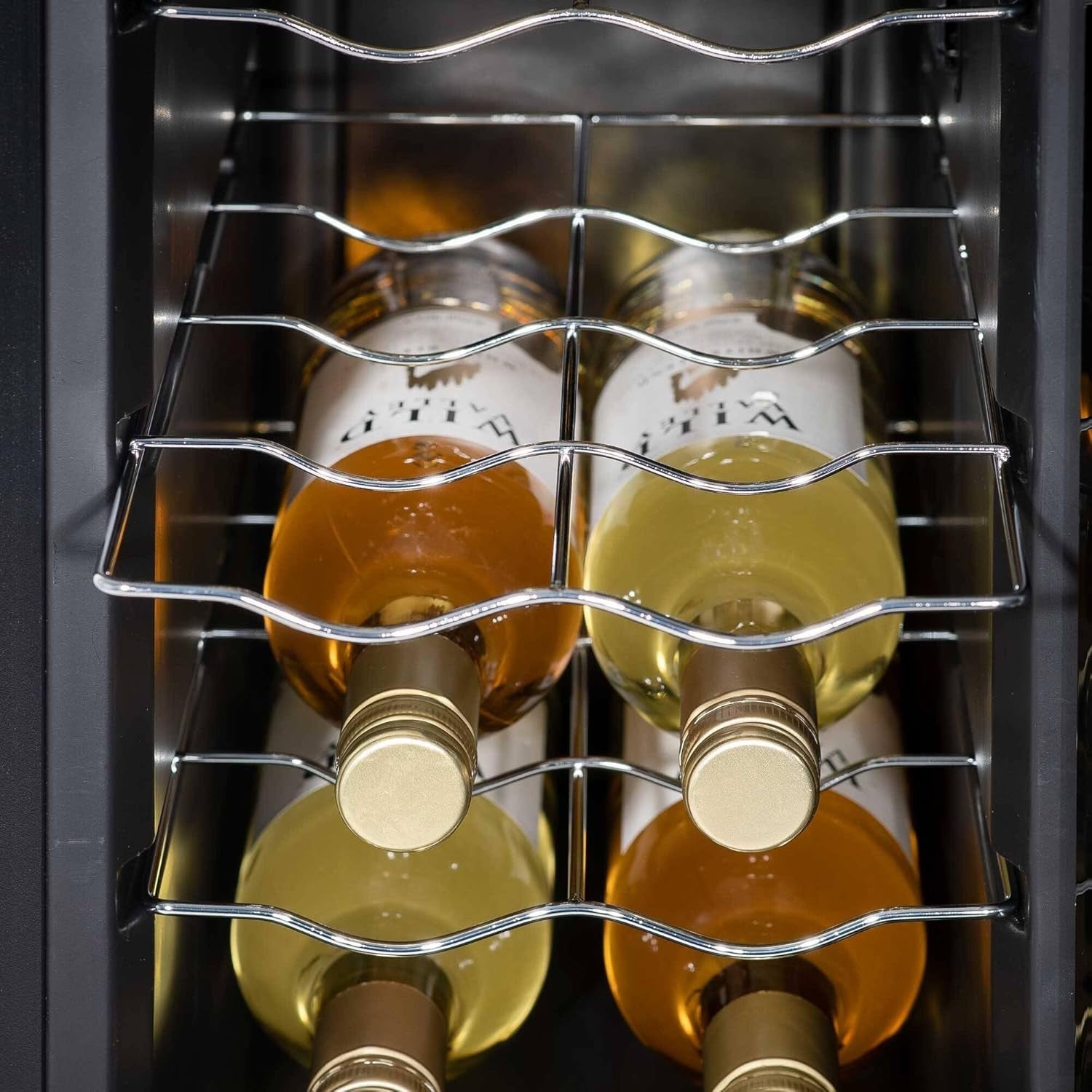 12 Bottle Wine Cooler Fridge Digital Touch Control Ultra Quiet Freestanding