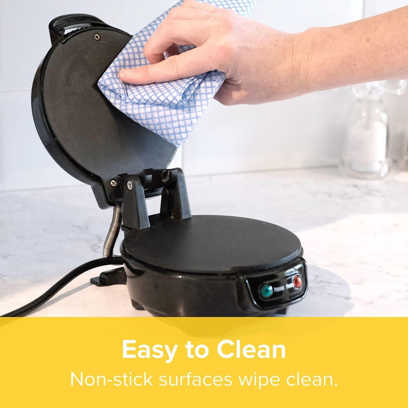 Electric Sandwich Maker Non-Stick Grilled Breakfast Machine 600W Easy Clean