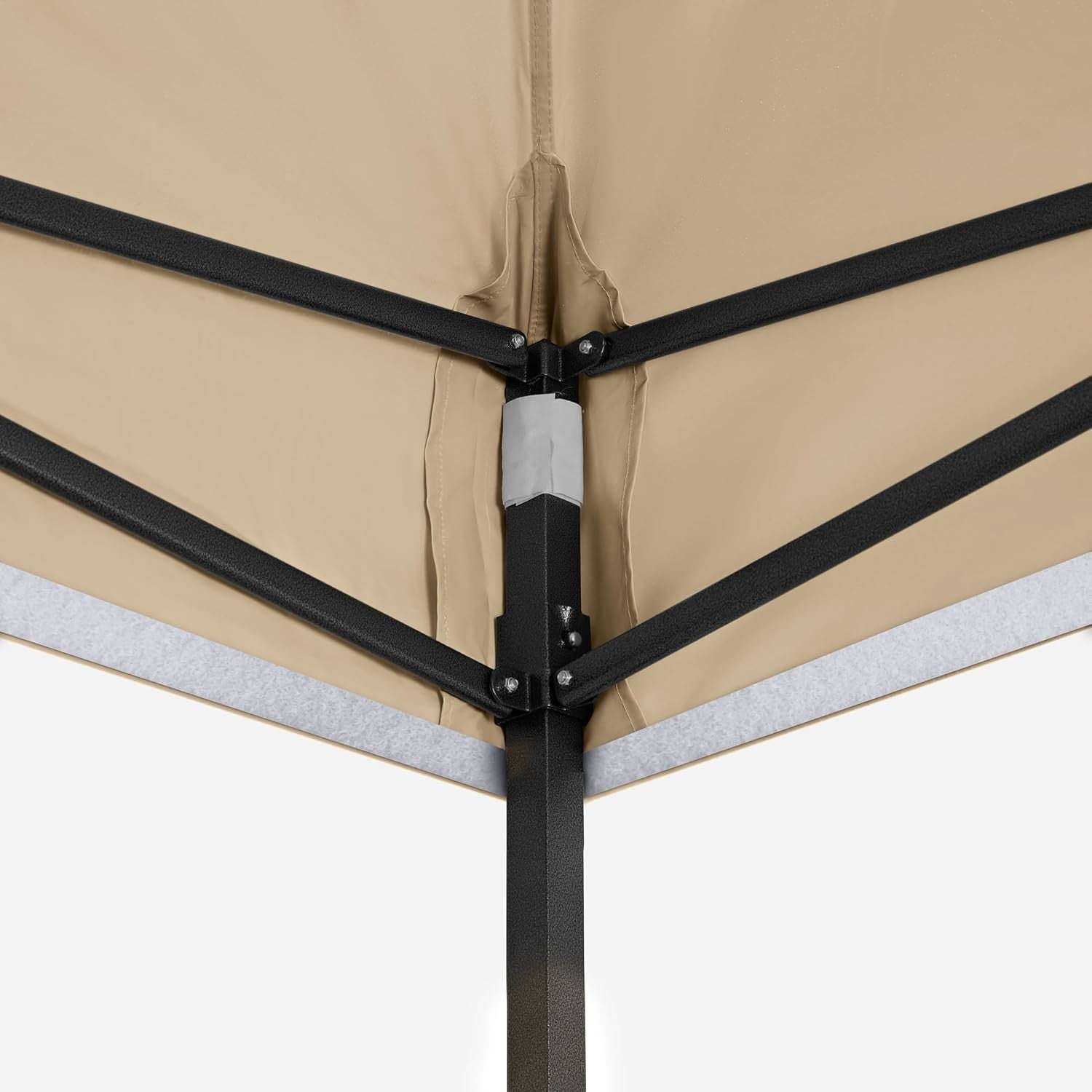 3x3M Beige Pop Up Gazebo Heavy Duty Waterproof Outdoor Tent With Accessories