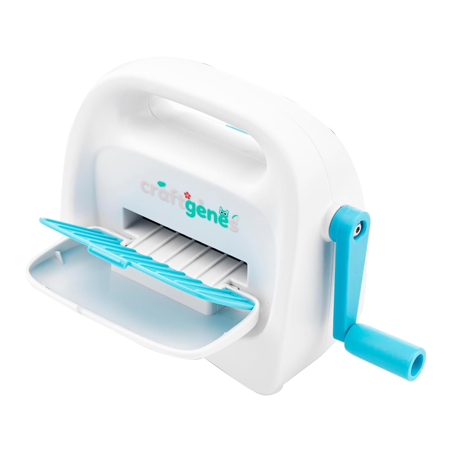 Mini Die Cutting & Embossing Machine Starter Kit 3.5in Craft Cutter Blue