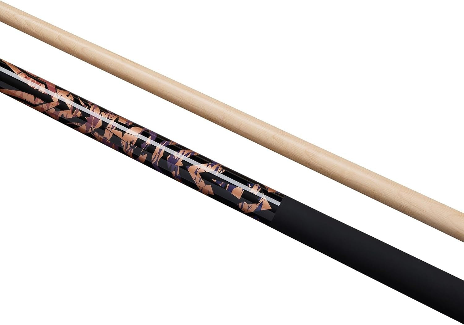 57" Pool Cue 13mm Tip Maple Shaft Ramin Butt 2-Piece