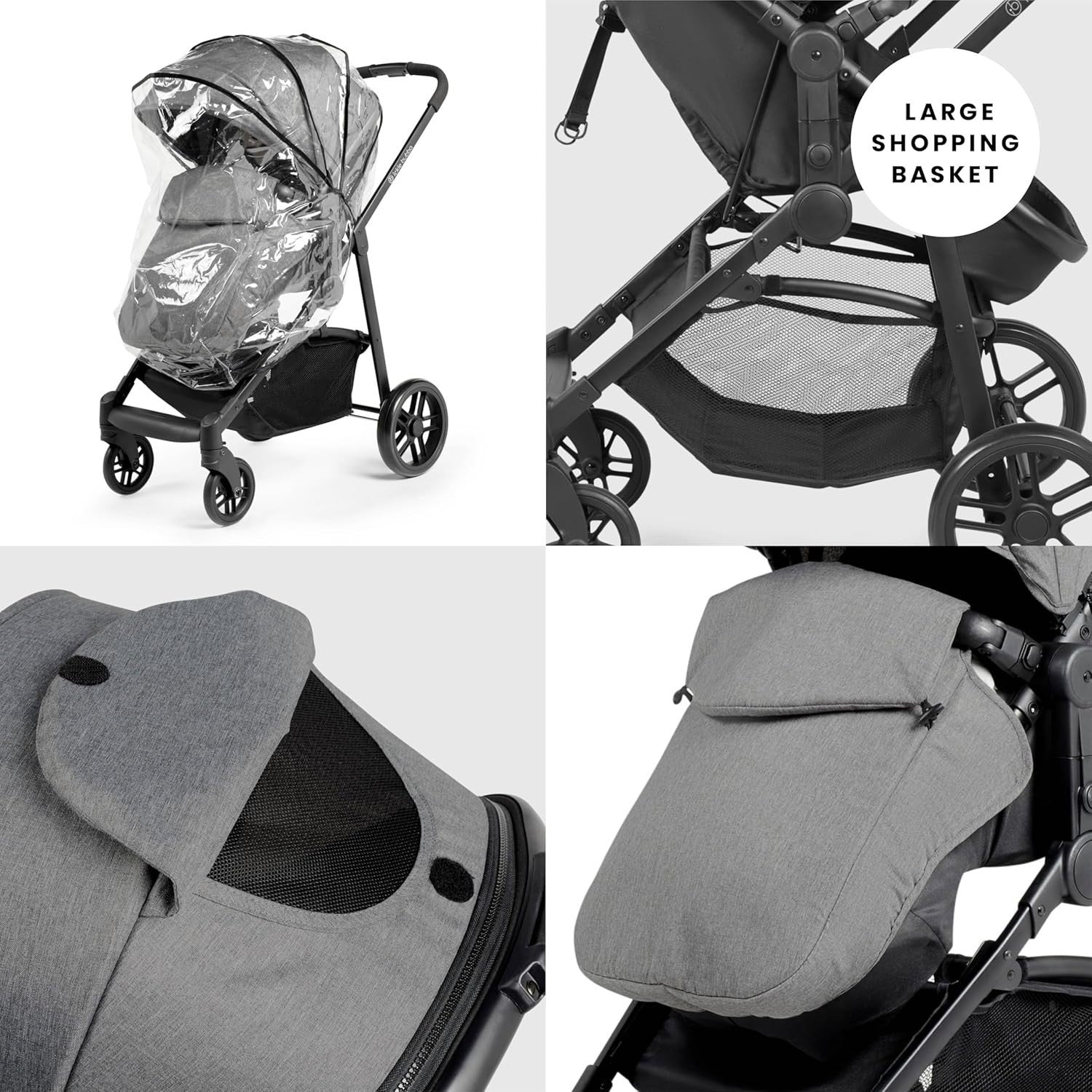 3 in 1 Travel System Pram Pushchair Car Seat Newborn to 3 Years