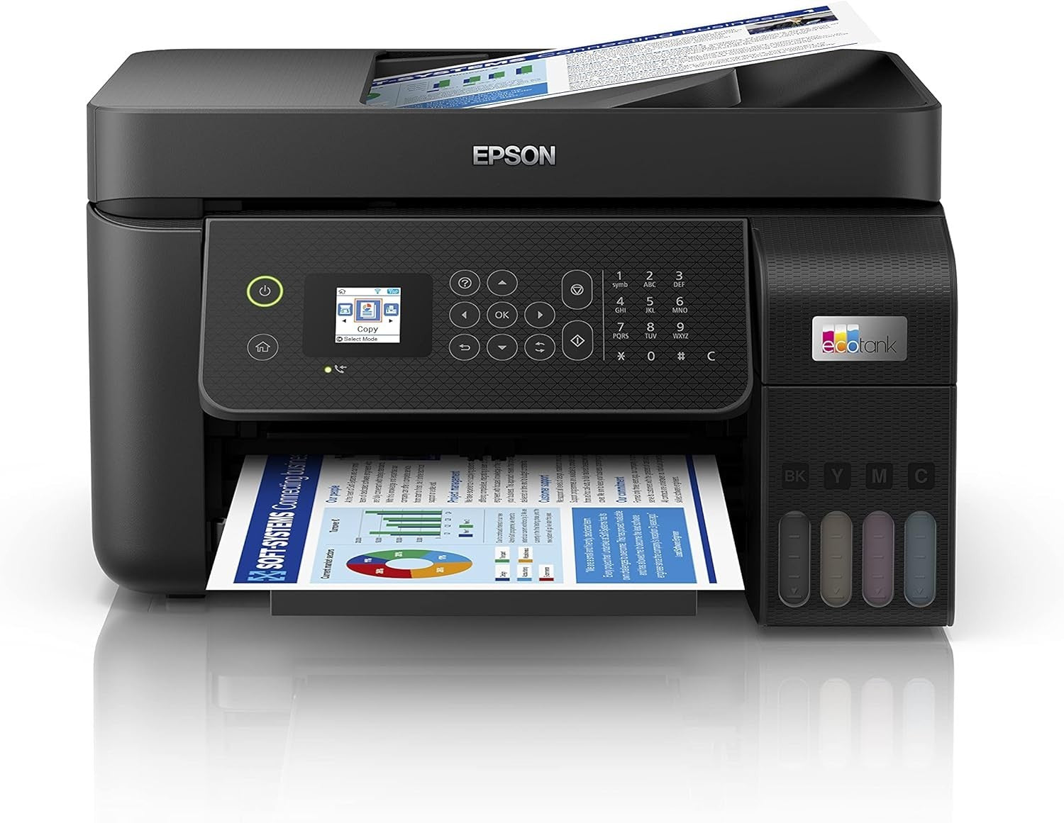EcoTank ET-4800 A4 Ink Tank Printer Wi-Fi USB Black 3-Year Ink Supply