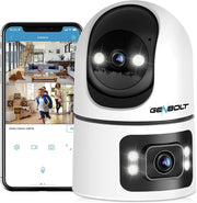 360° Dual Lens Indoor Security Camera WiFi Baby Pet Monitor CCTV