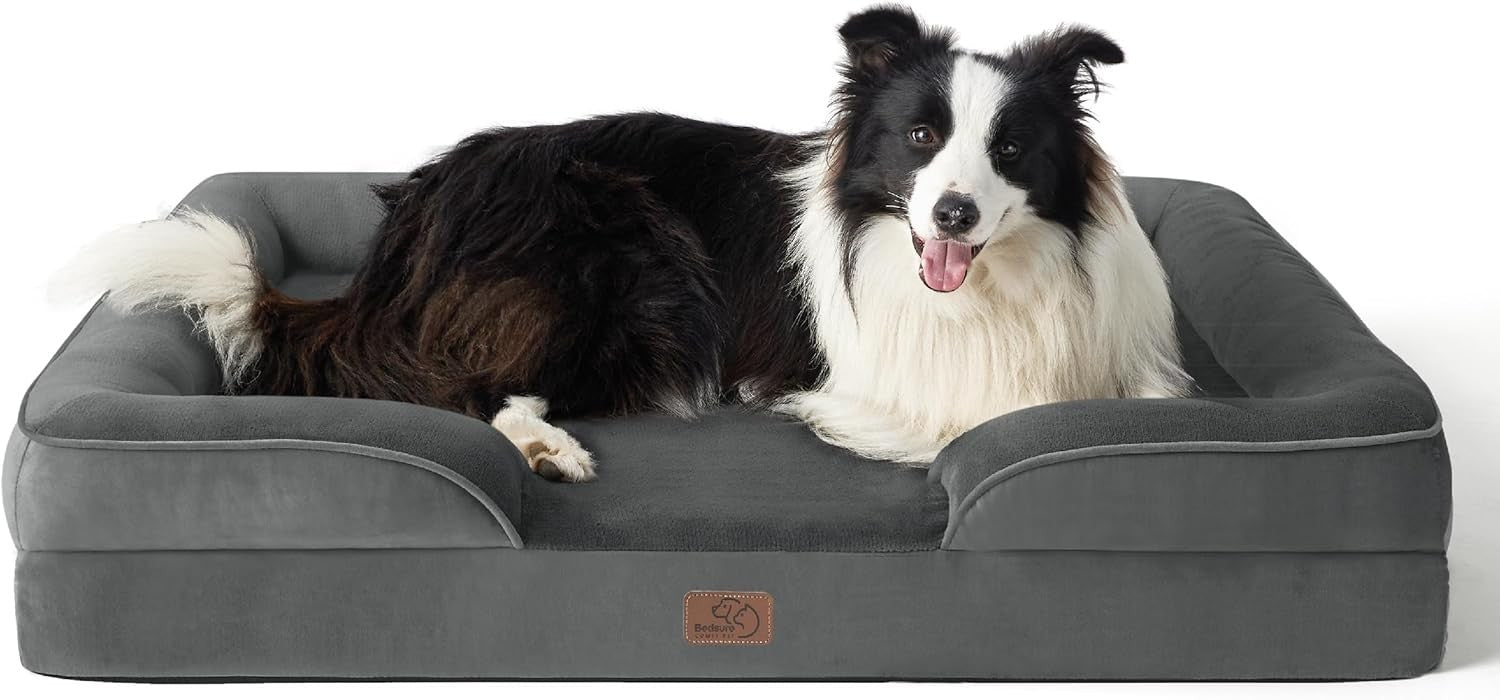 Large Orthopedic Dog Sofa Bed Waterproof Washable 89x63x16cm