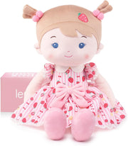 16” Plush Baby Rag Doll Ultra Soft Cuddle Toy for Toddlers 1+