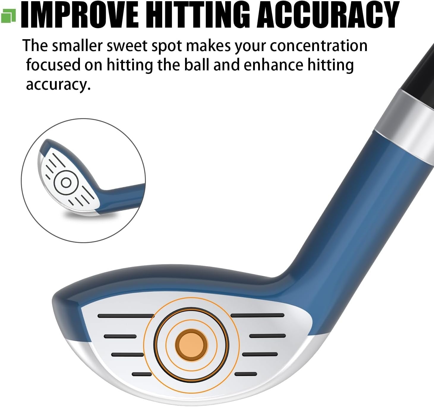 Mini Golf Driver 10.5° 45in Graphite Shaft Swing Trainer