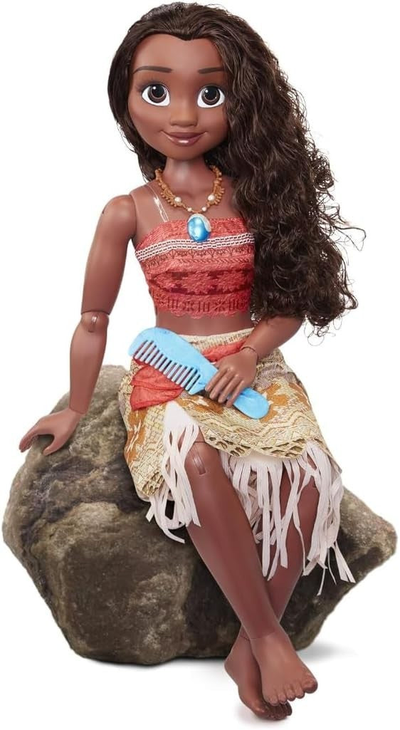 32in Princess Doll My Size Articulated Wavy Hair Necklace Gift