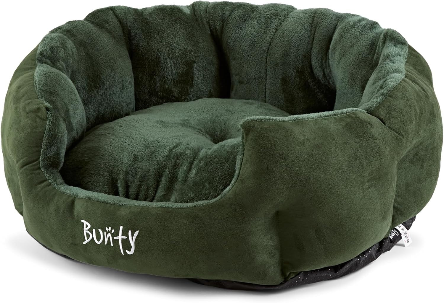 Large Calming Dog Bed 90x70x28cm Fluffy Fleece Washable