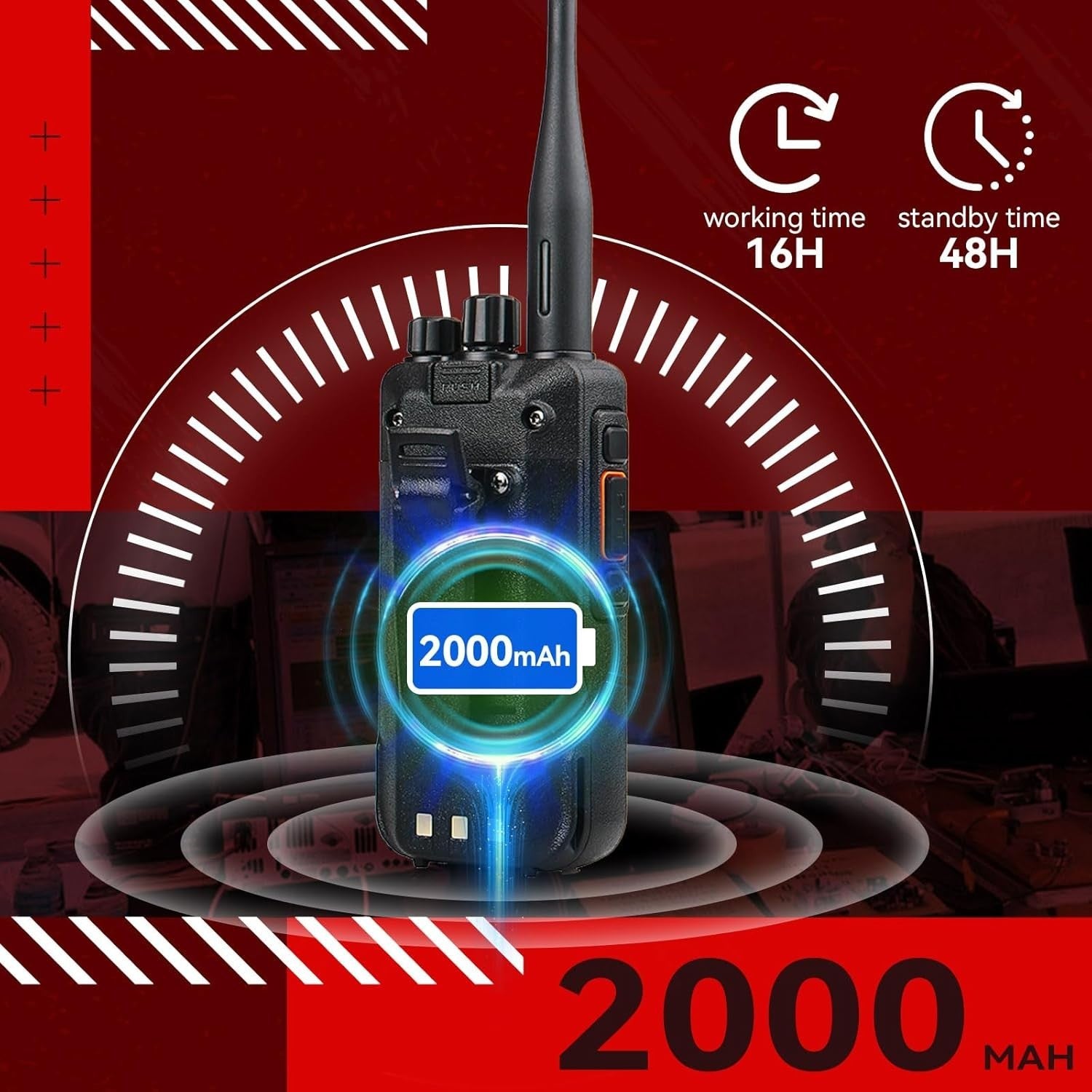 DMR Digital Walkie Talkie Dual Band 3000 Channel Recording Radio