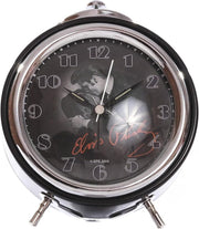 Retro Twin Bell Alarm Clock Loud Ring Vintage Metal Desk Clock Black