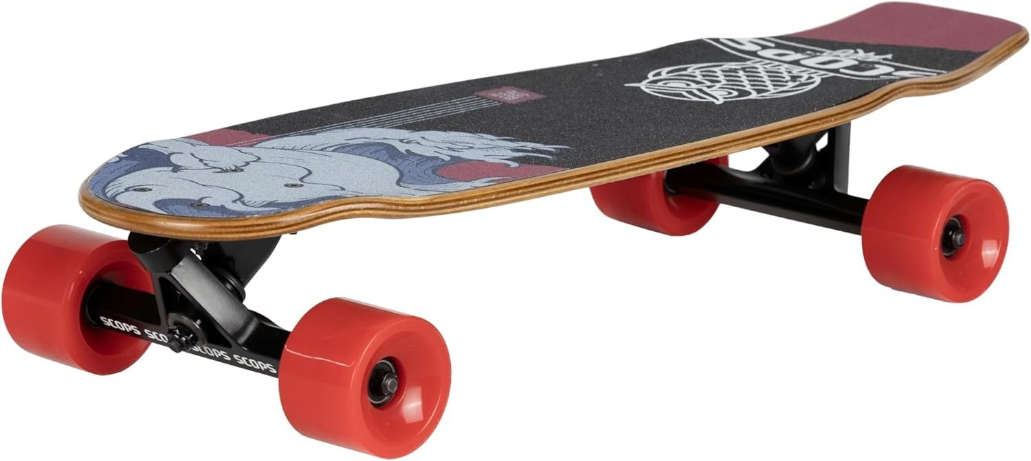 Complete Shortboard Skateboard 26" Oceanic ABEC-9 Deck