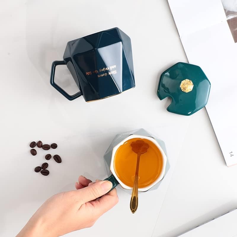 Coffee Mug Warmer with Mug Set Electric Desk Heater Green