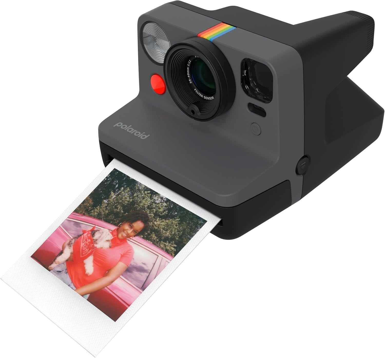 Instant Camera USB-C Autofocus Double Exposure Black Photo Camera