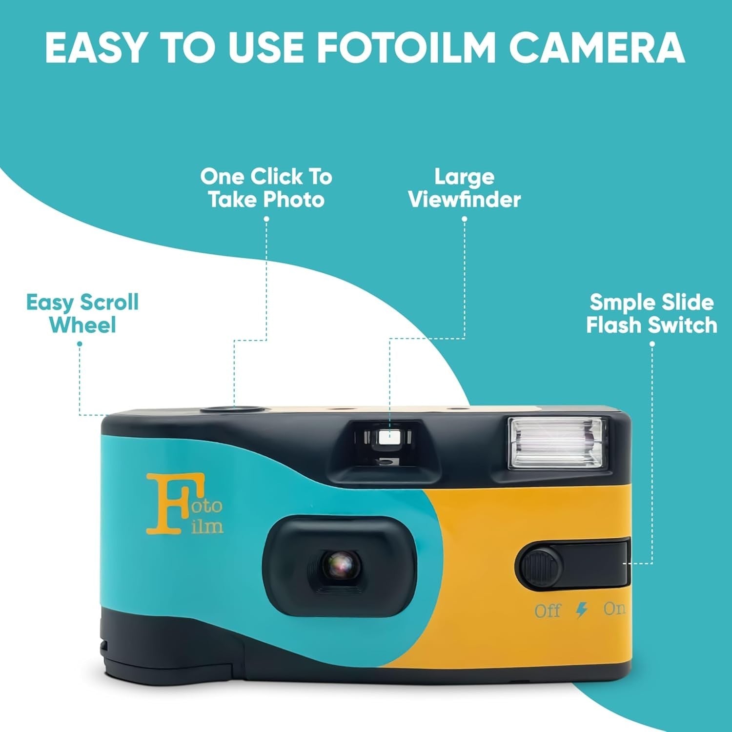 10 Pack Disposable Film Cameras 35mm ISO 400 Flash 27 Exposure Bulk