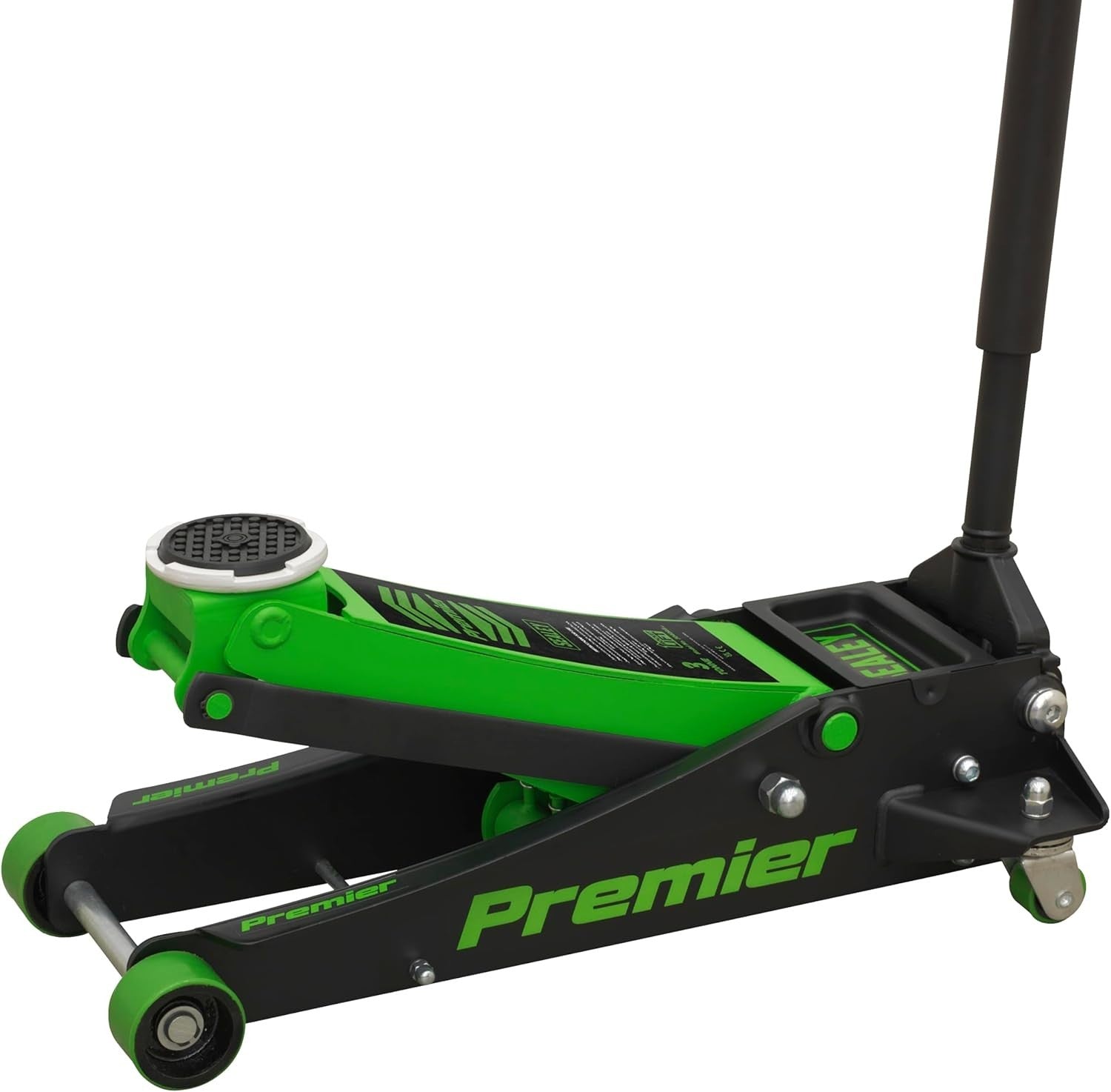 3 Ton Low Profile Rocket Lift Trolley Jack 100–533mm Heavy Duty Green