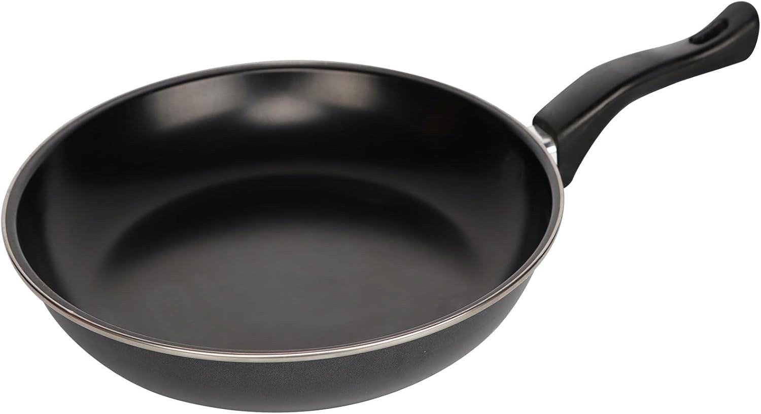 8pcs Carbon Steel Cookware Set Non Stick Pans Casseroles with Glass Lids Black