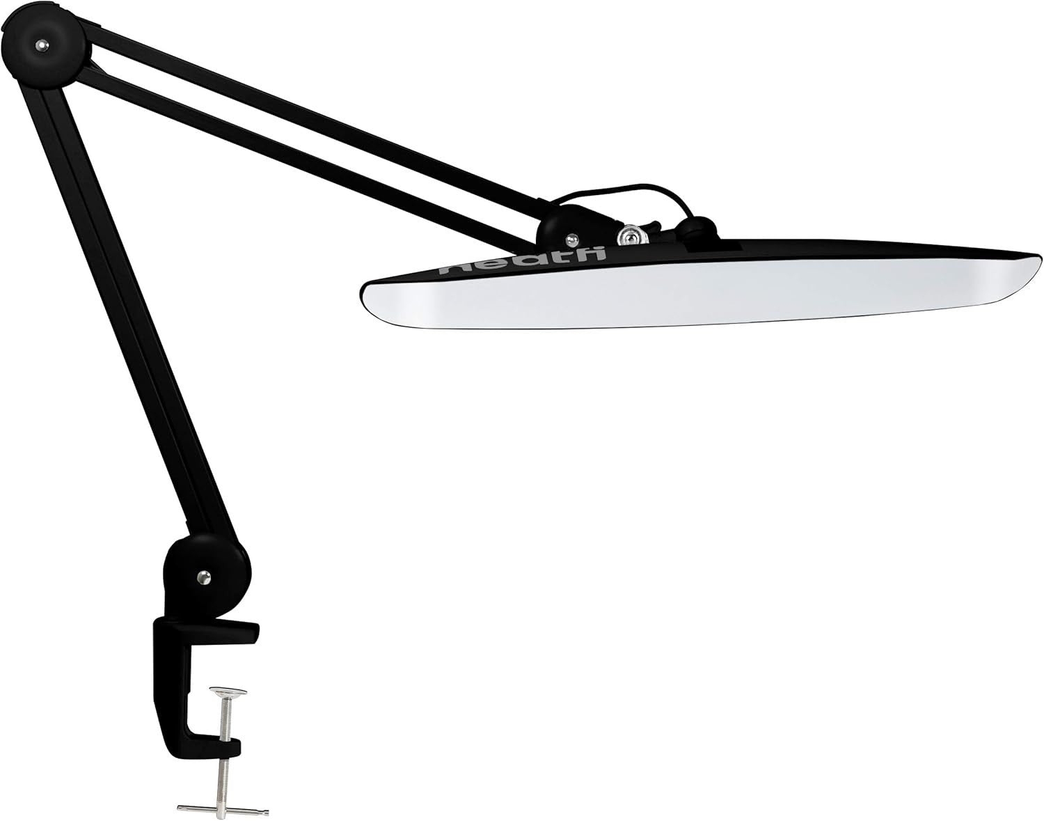LED Desk Lamp 2200 Lumen Adjustable Arm, 4 Brightness Modes, Clamp Mount