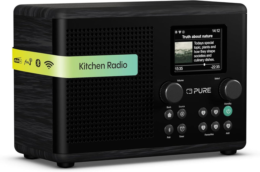 Internet DAB+ Bluetooth Radio with WiFi, 10W Speaker & 150 Presets