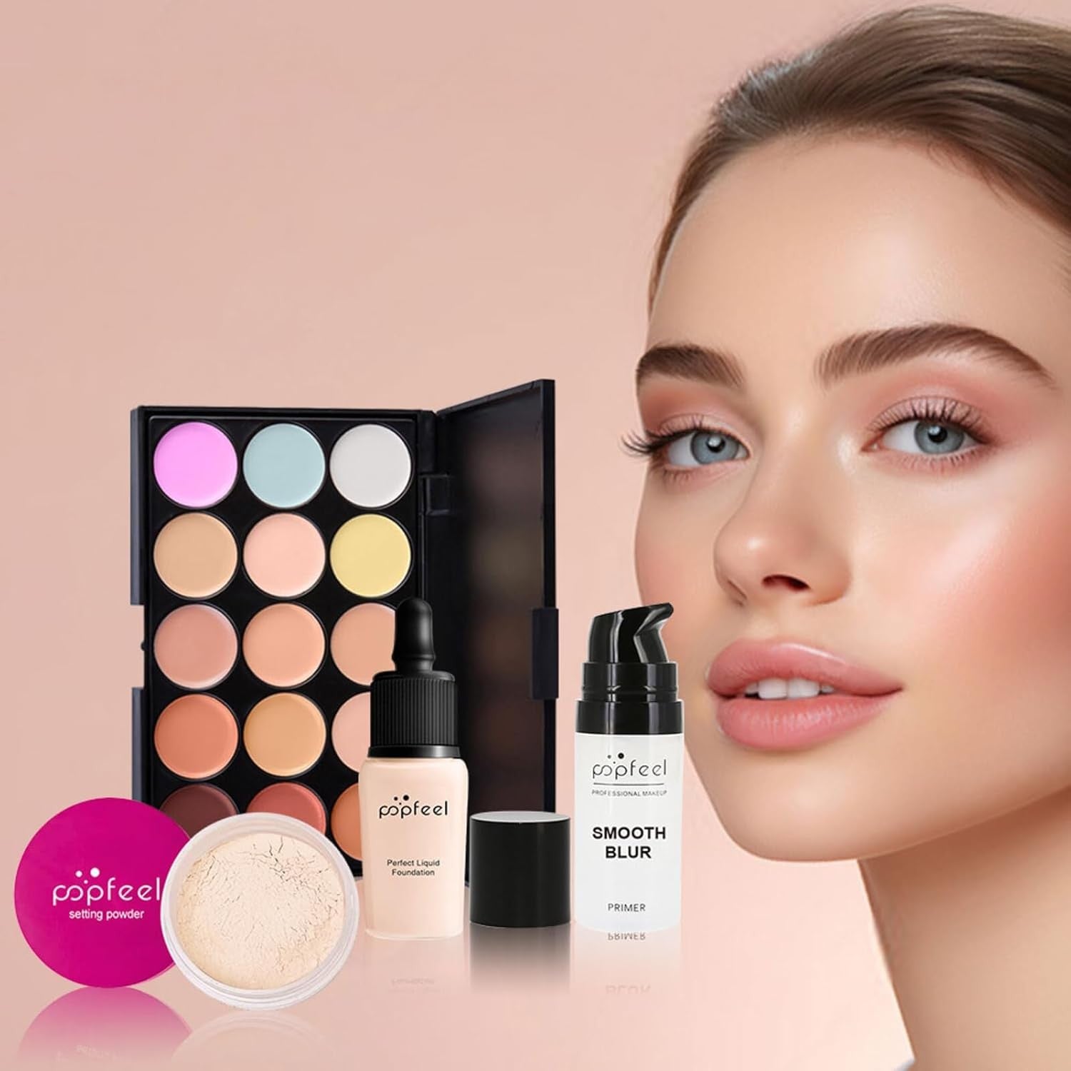 42pc Makeup Kit for Women & Teens Full Starter Set