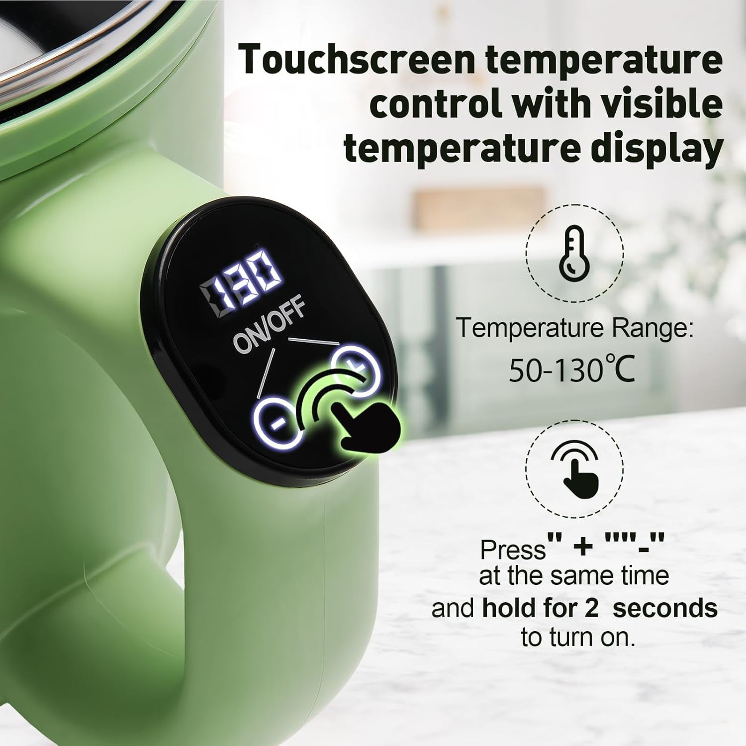 Digital Wax Melter Pot 1.5L Electric Candle Soap Wax Melting Heater