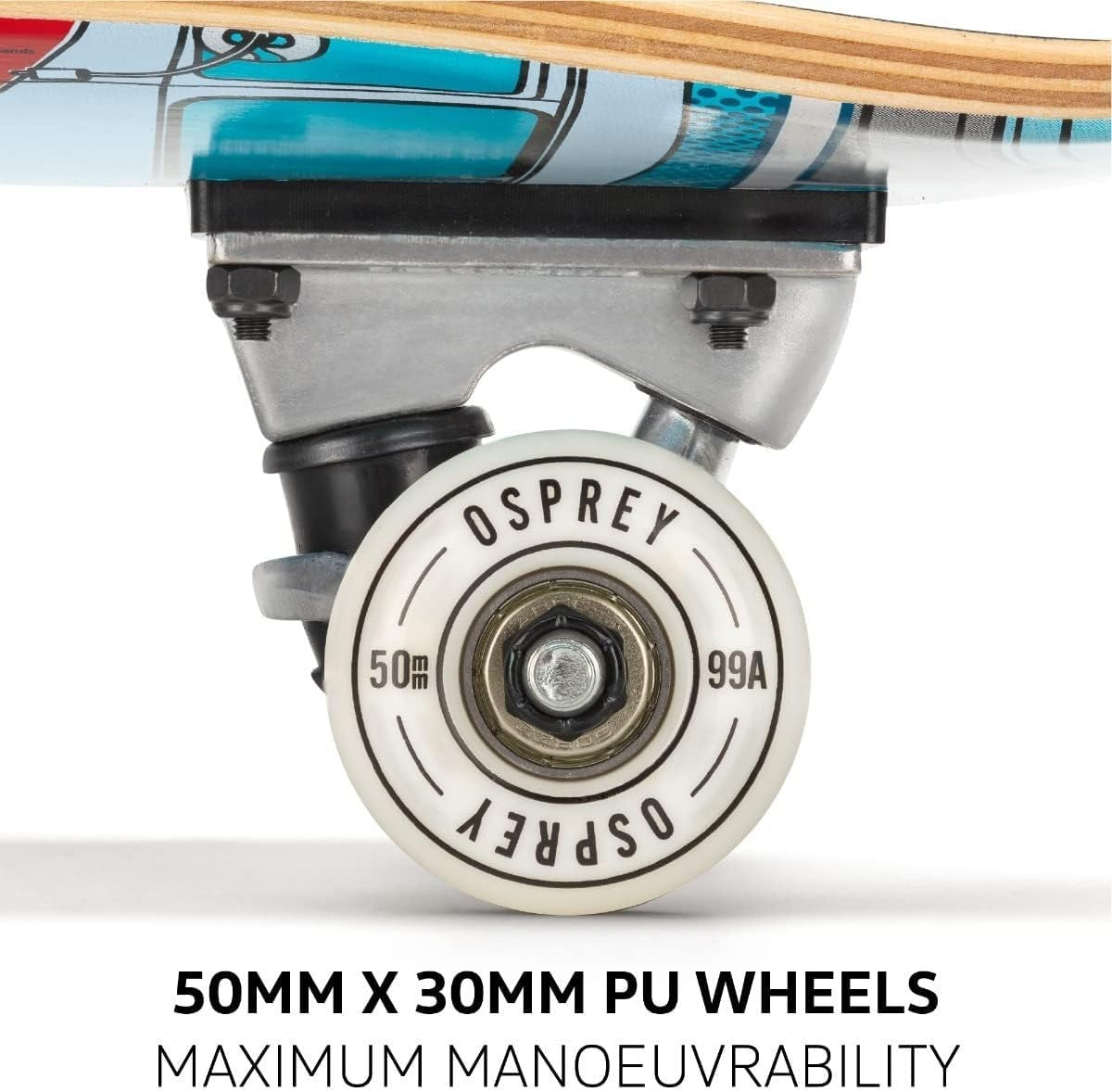 31" Double Kick Skateboard Youth Adult Beginner PU Wheels ABEC 7 Maple