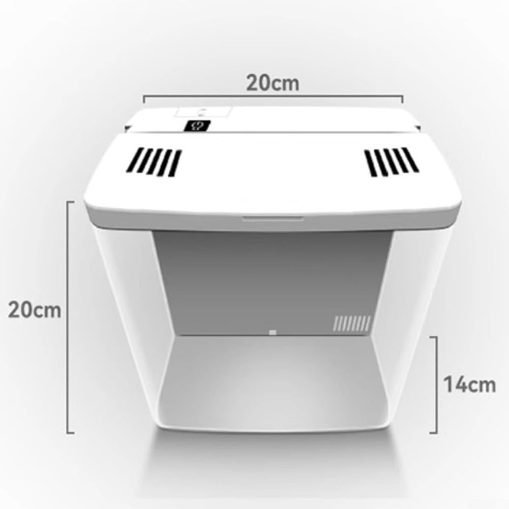 Acrylic Desktop Fish Tank LED Lighting Three-Layer Filter for Small Fish
