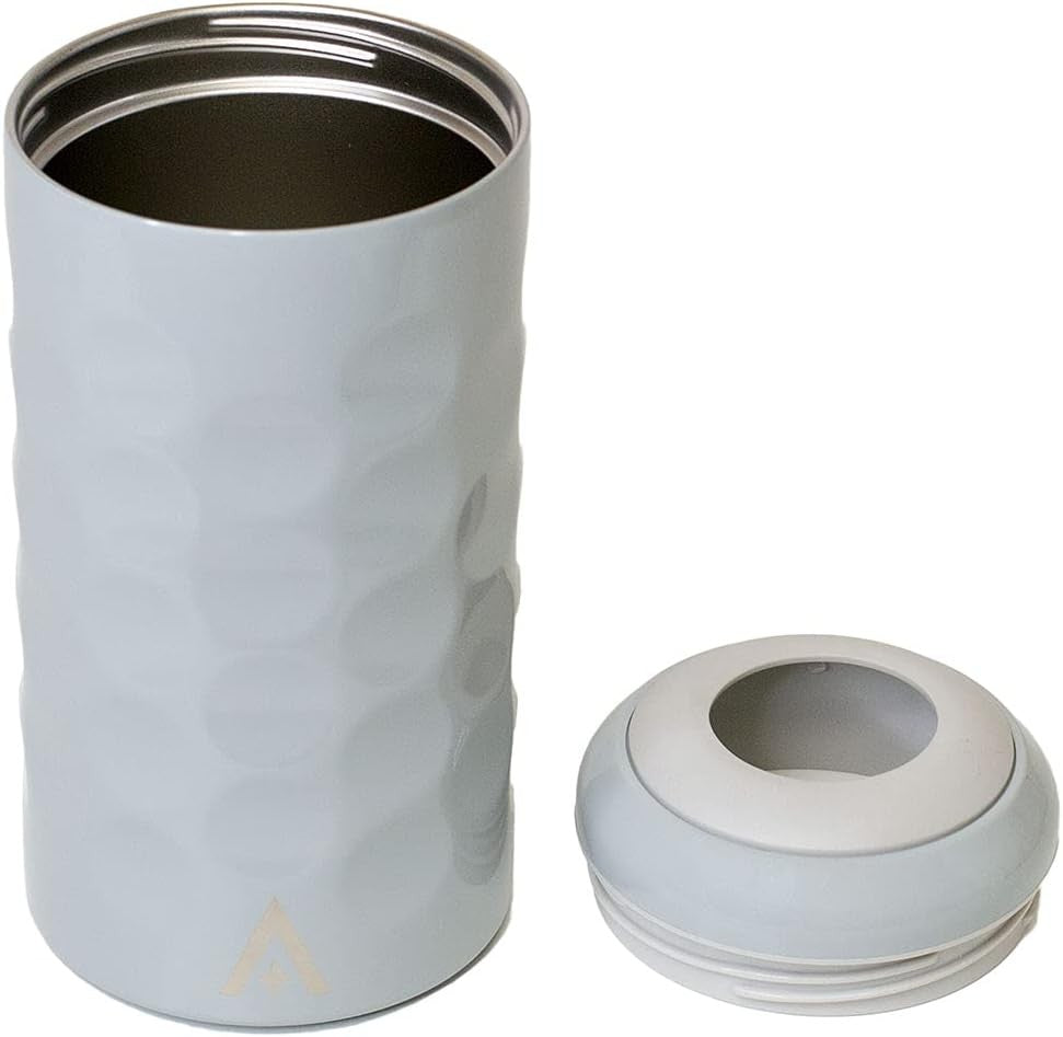 Wine Bottle Cooler Grey Stainless Steel Double Wall Vacuum Chiller Gift