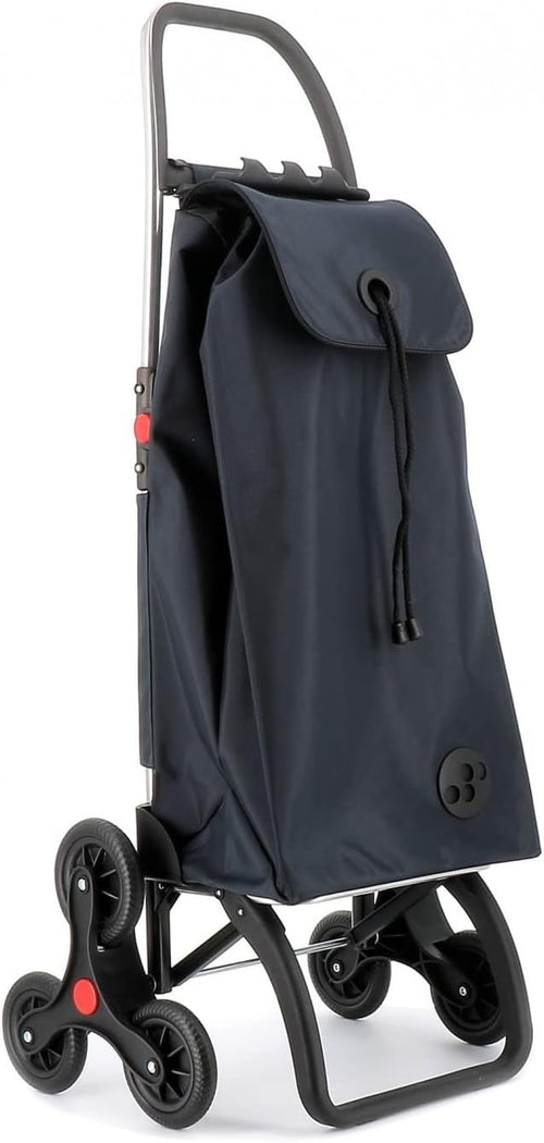 6 Wheel Stair Climber Foldable Shopping Trolley Lightweight Aluminium Gray