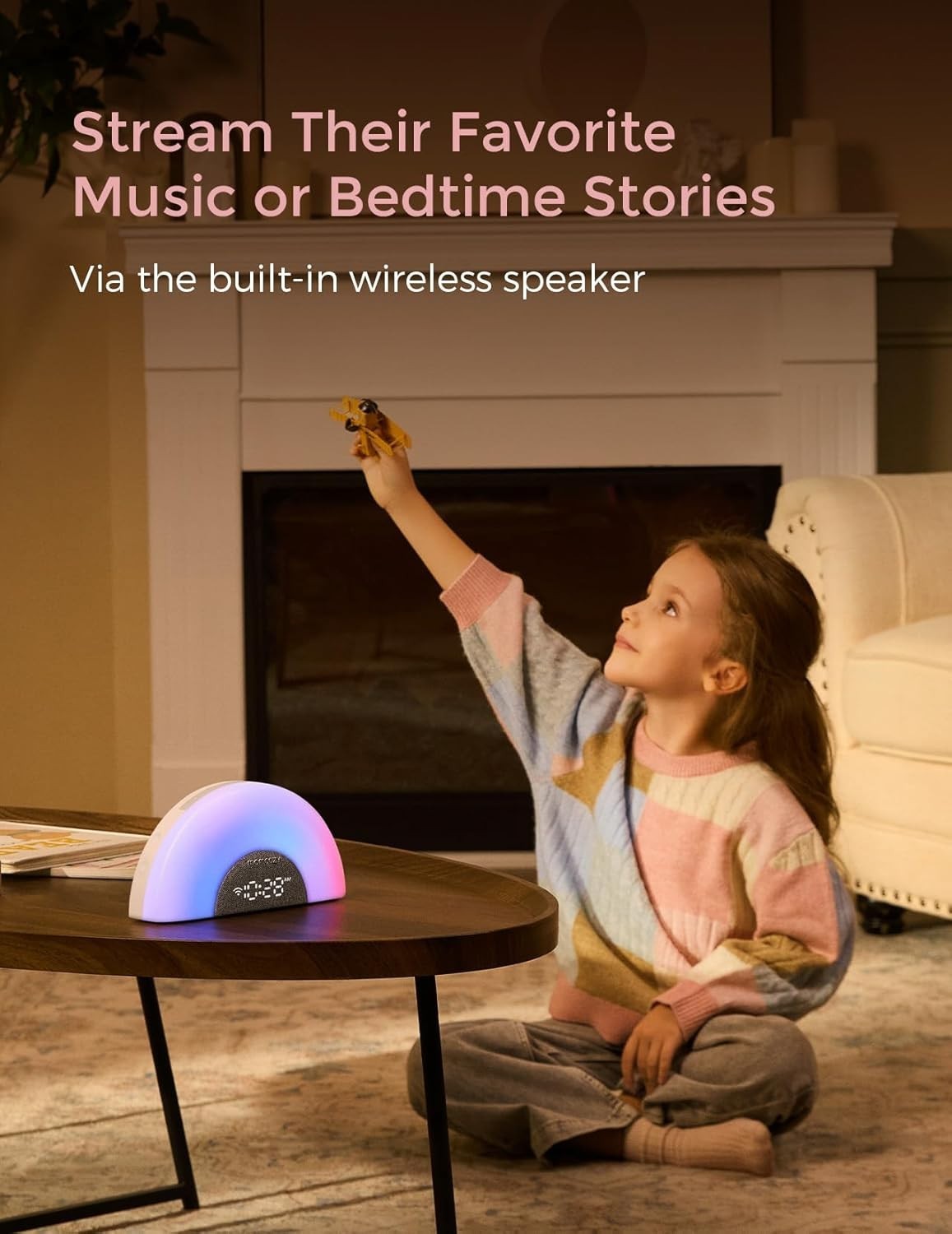 Baby Sound Machine & Night Light with 34 Soothing Sounds & Sunrise Alarm