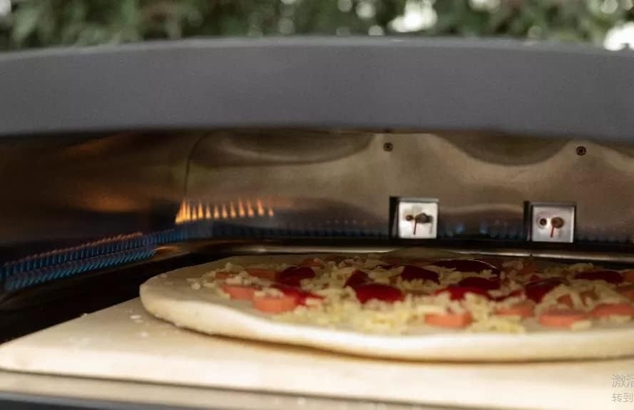 Gas Fired Outdoor Pizza Oven | Portable 450°C Stone Baked BBQ Grill for Garden
