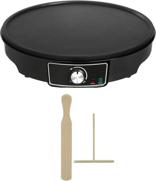 30cm Electric Crepe & Pancake Maker 1000W Non-Stick with Tools